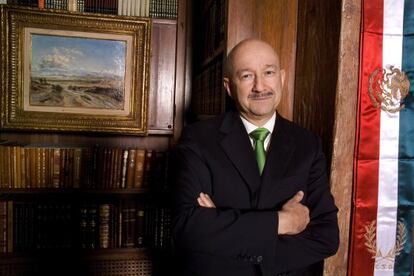 El expresidente Carlos Salinas de Gortari, en su casa de México.