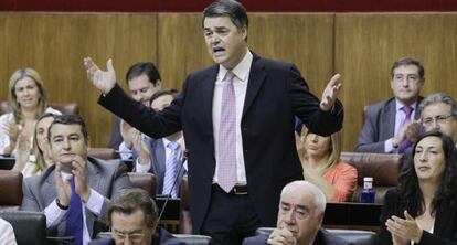 Carlos Rojas, en su intervención en la sesión de control en el Parlamento.