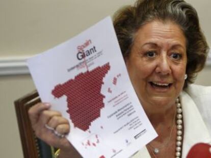 La alcaldesa de Valencia, Rita Barberá, anuncia el proyecto este martes.