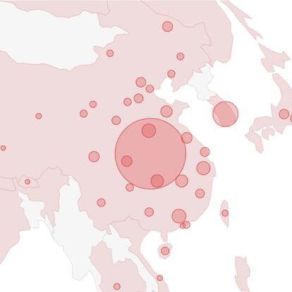 Gráfico expansion coronavirus