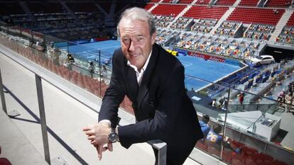 Crhistophe Chenut, consejero delegado de Lacoste, en la Caja Mágica de Madrid
