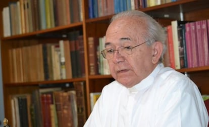 Imagen de enero 2015 del obispo Jesús Delgado.