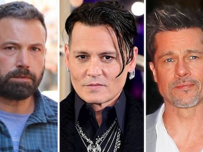 Ben Affleck, Johnny Depp y Brad Pitt.