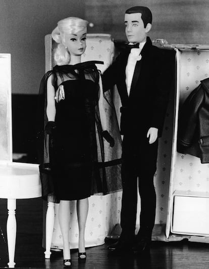 Barbie y Ken en 1964.