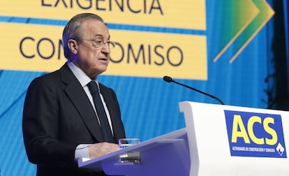 El presidente de ACS, Florentino Pérez.