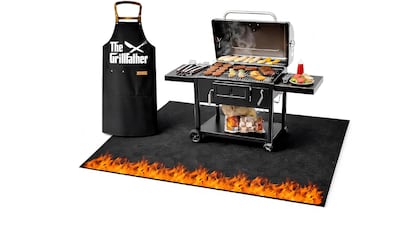 Alfombra para barbacoa.