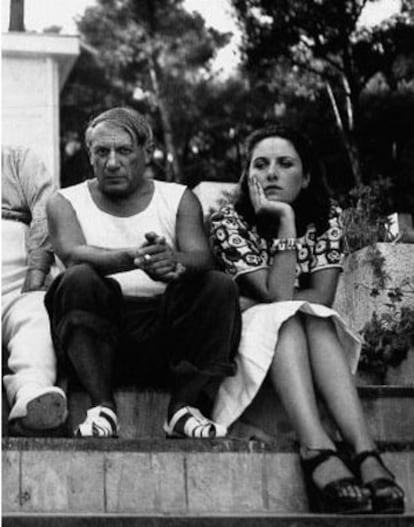 Pablo Picasso y Dora Maar, fotografiados por Man Ray