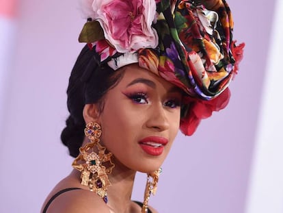 Cardi B, durante los American Music Awards, el pasado octubre.