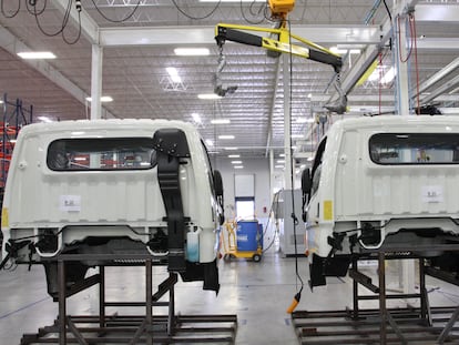 Elaboración de furgonetas de la automotriz coreana Hyundai en el Estado de Querétaro.