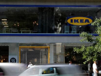 La tienda urbana de Ikea en la calle Goya de Madrid. EFE