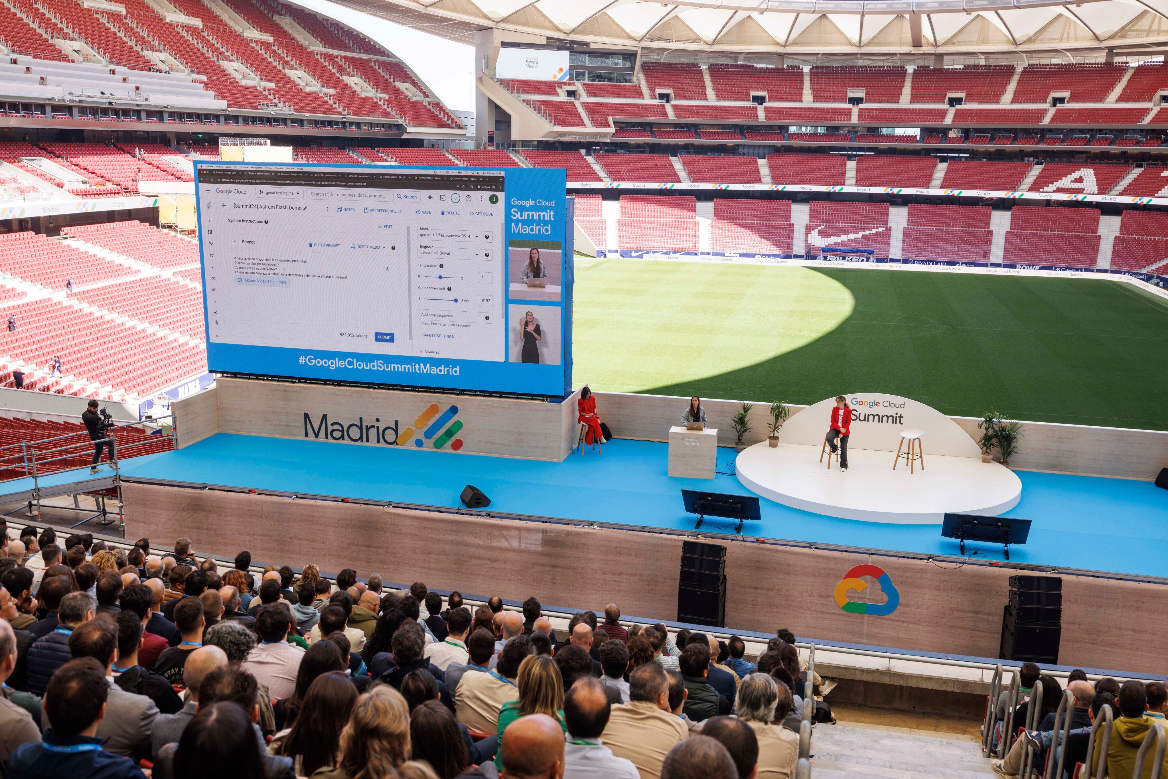Evento Google Cloud España celebrado este jueves en Madrid.