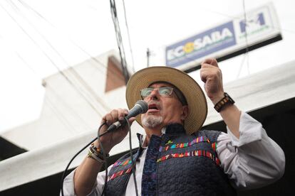 Bernardo Arévalo, candidato del partido Semilla a la segunda vuelta de las elecciones en Guatemala.