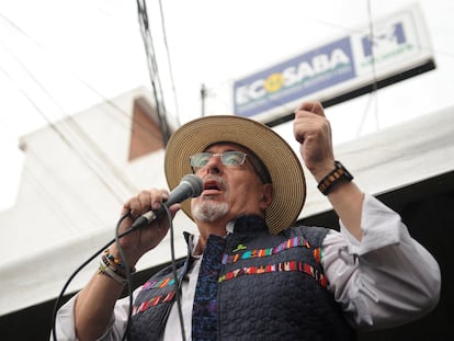 Bernardo Arévalo, candidato del partido Semilla a la segunda vuelta de las elecciones en Guatemala.