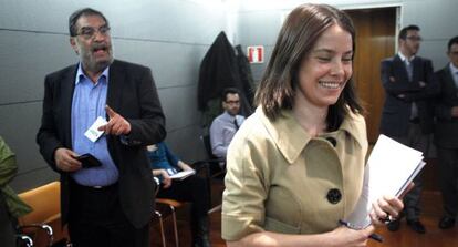 Susana de la Sierra en una pasada rueda de prensa sobre los presupuestos del ICAA. 