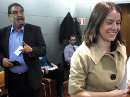 Susana de la Sierra en una pasada rueda de prensa sobre los presupuestos del ICAA. 