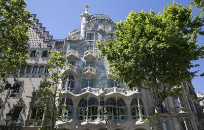 Façana restaurada de la Casa Batlló de Barcelona.