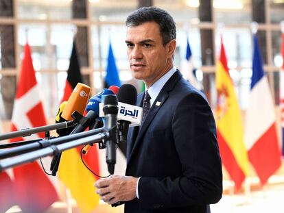 Pedro Sánchez, Bruselas.