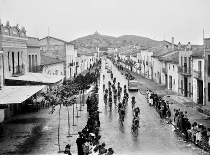 Imagen de archivo de la 1ª Vuelta Ciclista a España.