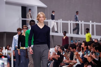 La propuesta de Fendi para el próximo verano presentada en la semana de la moda masculina de Milán.