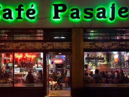 Café Pasaje, en el centro histórico de Bogotá.