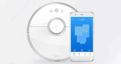 Como es habitual el Xiaomi MI Robot Vacuum 2 se conecta al móvil para que conozcamos sus progresos