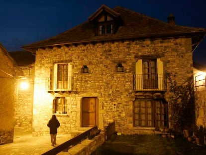 Casa rural en Fago (Huesca) propiedad del alcalde asesinado, Miguel Grima.