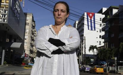 La artista Tania Bruguera, en La Habana, en diciembre de 2014.