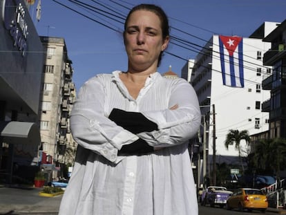 La artista Tania Bruguera, en La Habana, en diciembre de 2014.