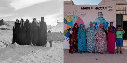 Primera asociación de mujeres y local de reunión de la asociación de Mujeres de la wilaya de Bojador “Mariem Hassan” (1975 - 2017). Sáhara Occidental.