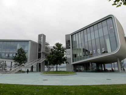 Vista exterior del Centro Botín, en Santander, en su primer día tras la reapertura.