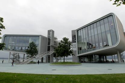 Vista exterior del Centro Botín, en Santander, en su primer día tras la reapertura.