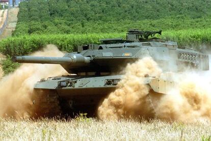 Carro de combate como los comprados por Arabia Saudí.