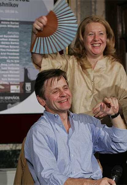 Mijaíl Baryshnikov, ayer en Madrid.