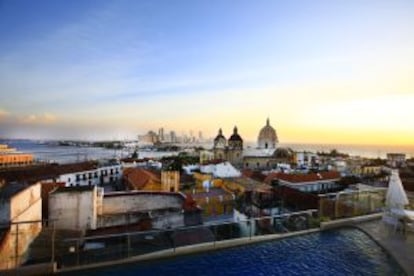 Centro histórico de Cartagena de Indias, en Colombia.