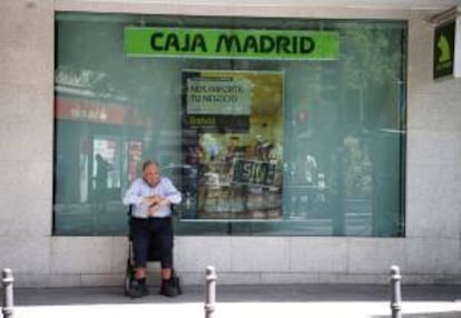 Exterior de la sucursal de Bankia en el número 213 de la calle de Serrano. EFE/Archivo