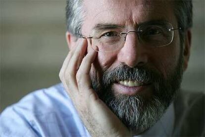 El líder del Sinn Fein, Gerry Adams.