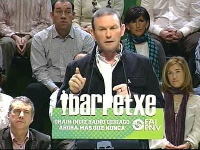 "El objetivo conjunto del PP y el PSOE es echar al nacionalismo de Ajuria Enea"