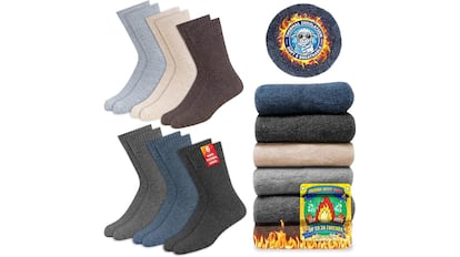 Calcetines térmicos unisex.