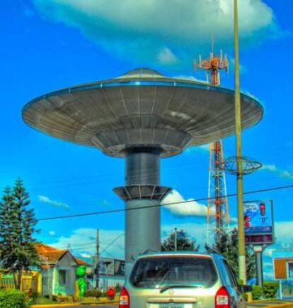 Vista de la Nave Espacial de Varginha, en Brasil.