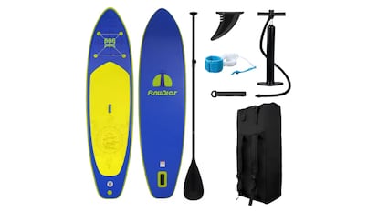 Vista de la tabla de paddle surf en oferta.