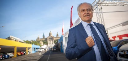 Erik Jonnaert visitó  el Automobile de Barcelona. 