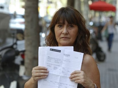 Mercedes Castro, la afectada por una dación en pago.