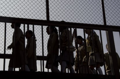 Estudiantes de secundaria en Ciudad de México.