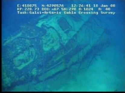 Primeras imágenes de un acorazado francés hundido en la IGM