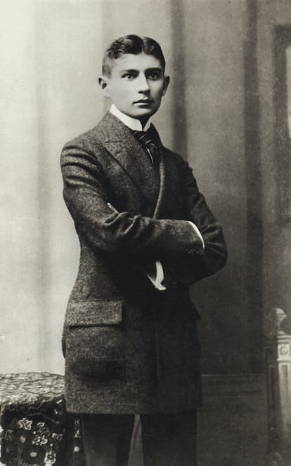 L'escriptor Franz Kafka, l'any 1906.