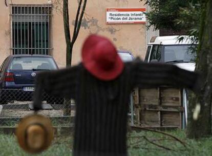 Fachada de la residencia infantil Picón del Jarama, centro investigado por el Defensor del Pueblo.