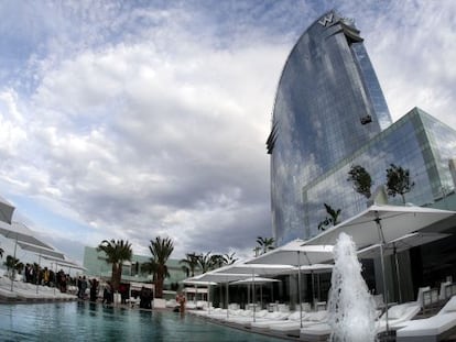 Hotel Vela en la Barceloneta, Barcelona.