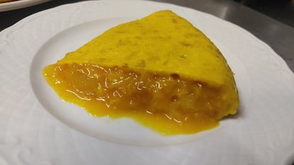 Pincho de tortilla de Mesón El Viso, en Gumiel del Mercado. Imagen proporcionada por el establecimiento.