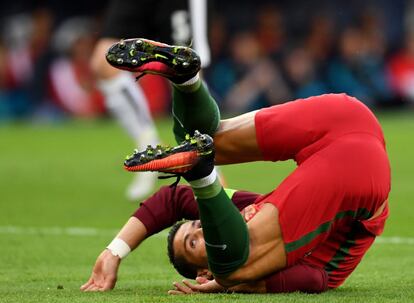 Cristiano Ronaldo durante el partido Portugal-Austria