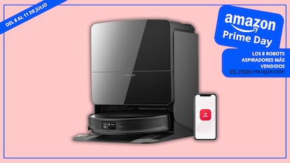 Artículo de EL PAÍS Escaparate sobre los robots aspiradores más vendidos durante Prime Day de Amazon.